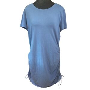 PINK Victoria's Secret Sky Blue Ruched Midi Dress